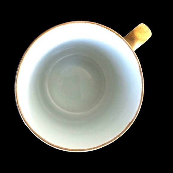 Vintage German Cup Hand Painted Arzberg With Gold Handle & Floral Design - Picture 9 of 10